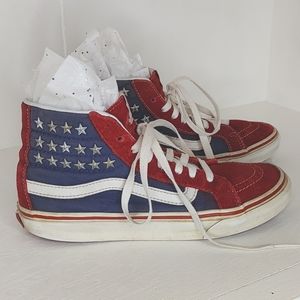 Vans | American Flag Off The Wall High Tops